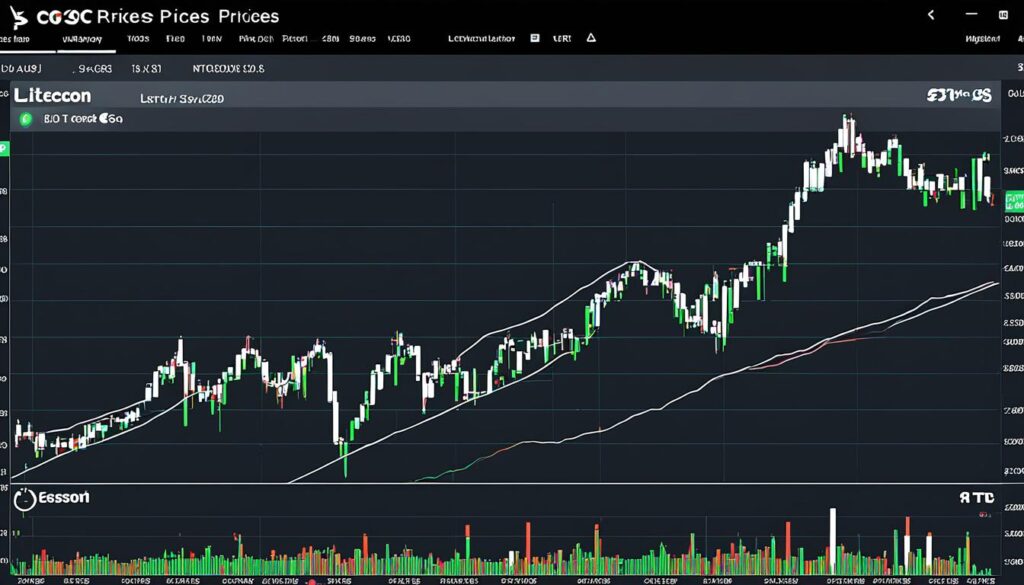 Litecoin price chart